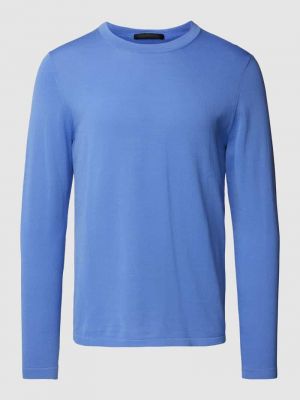 Dzianinowy sweter Drykorn niebieski