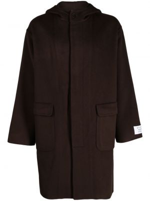 Παλτό με κουκούλα Etudes καφέ