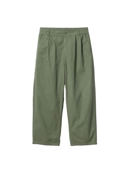 Spodnie relaxed fit Carhartt Wip zielone