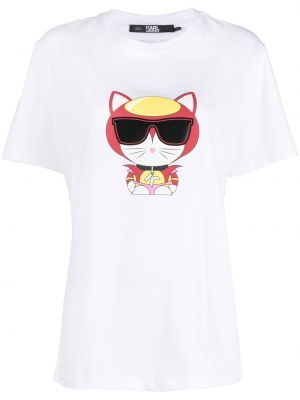 T-shirt Karl Lagerfeld vit