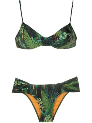 Bikini s printom Lygia & Nanny zelena