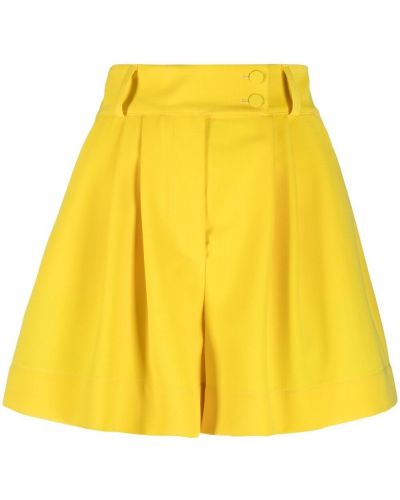 Pantalones cortos de cintura alta Styland amarillo