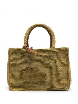 Τσάντα shopper Manebì πράσινο