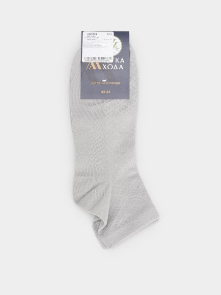 Бамбукові шкарпетки з віскози легка хода срібні