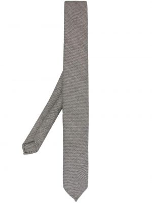 Vlnená kravata Lardini sivá
