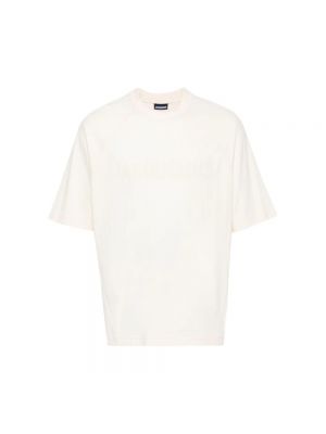 T-shirt mit print Jacquemus beige