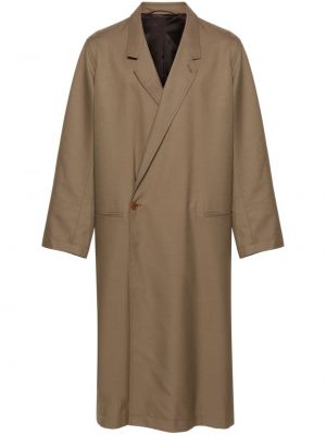 Asymetrický kabát Lemaire hnědý