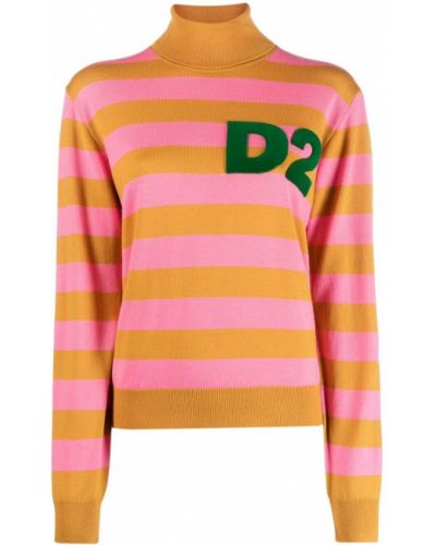 Ull lang genser Dsquared2 rosa