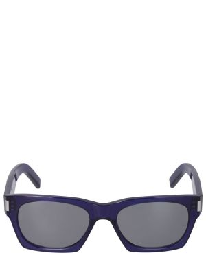 Okulary przeciwsłoneczne Saint Laurent niebieskie