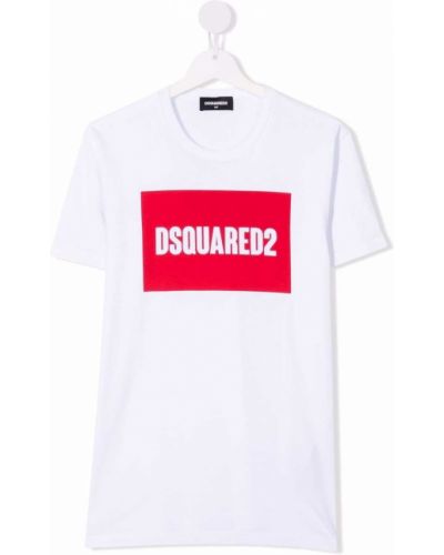 T-skjorte for jenter Dsquared2 Kids hvit