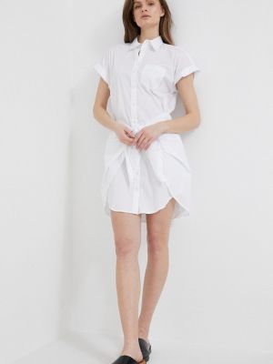 Sukienka midi Lauren Ralph Lauren biała