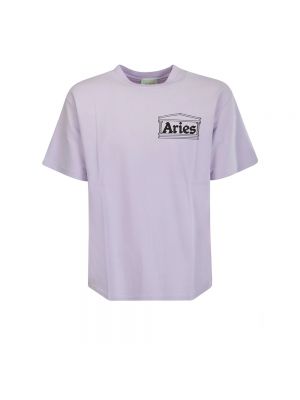 T-shirt mit kurzen ärmeln Aries lila