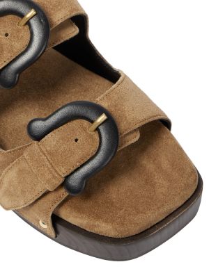 Semišové sandále Nanushka