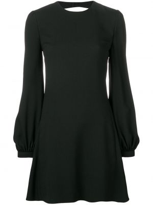 Mini vestido con la espalda descubierta Saint Laurent negro