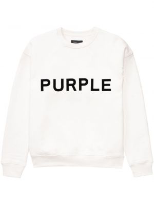Sweatshirt aus baumwoll mit print Purple Brand