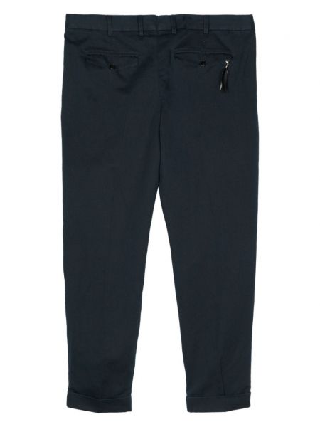 Pantalon slim en coton Pt Torino bleu
