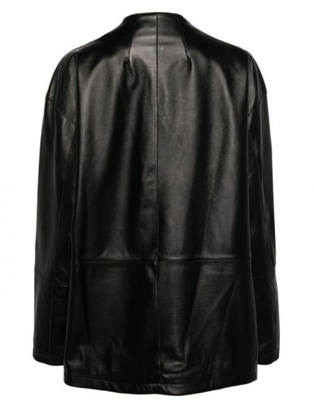 Kožená bunda Armarium černá