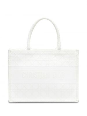 Shopper handtasche Christian Dior weiß