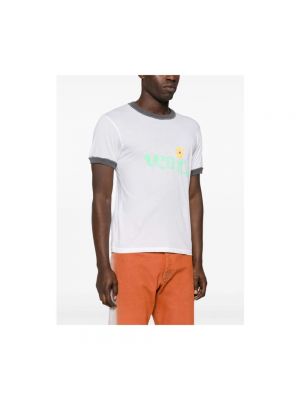Jersey t-shirt mit print Erl weiß