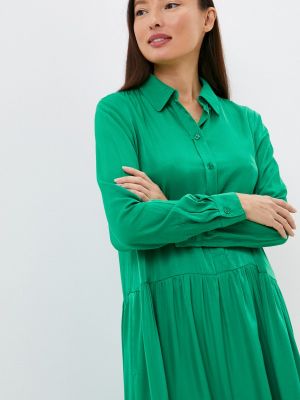 Платье-рубашка Belucci зеленое