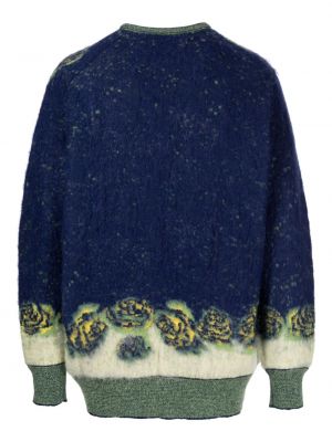 Megztinis v formos iškirpte Toga mėlyna