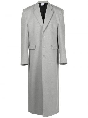 Oversize палто Vetements сиво