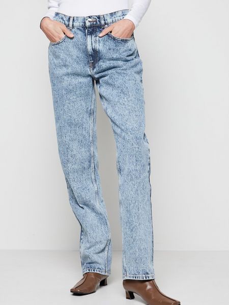 Niebieskie proste jeansy Nina Ricci