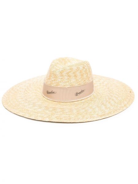 Relaxed fit kepurė Borsalino smėlinė