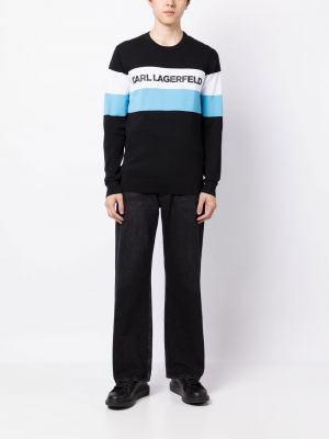 Pullover mit print mit rundem ausschnitt Karl Lagerfeld