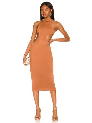 Платье миди Camila Coelho, коричневый