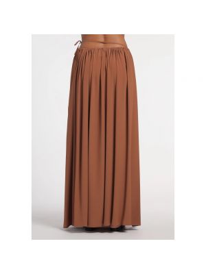 Falda larga Erika Cavallini marrón