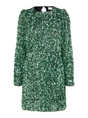 Koktel haljina Selected Femme zelena