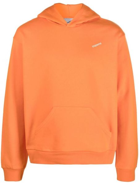 Kapučdžemperis ar apdruku Coperni oranžs