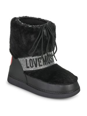 Zimní kotníkové boty Love Moschino černé