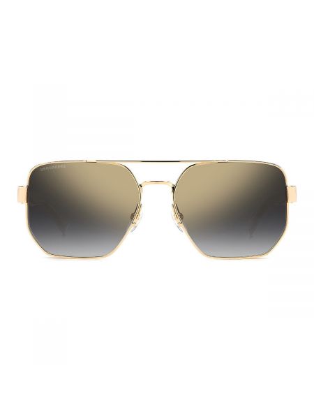 Okulary przeciwsłoneczne Dsquared złote