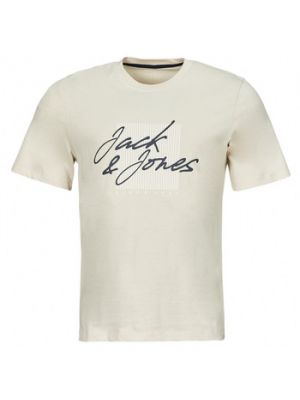 T-shirt Jack & Jones beige