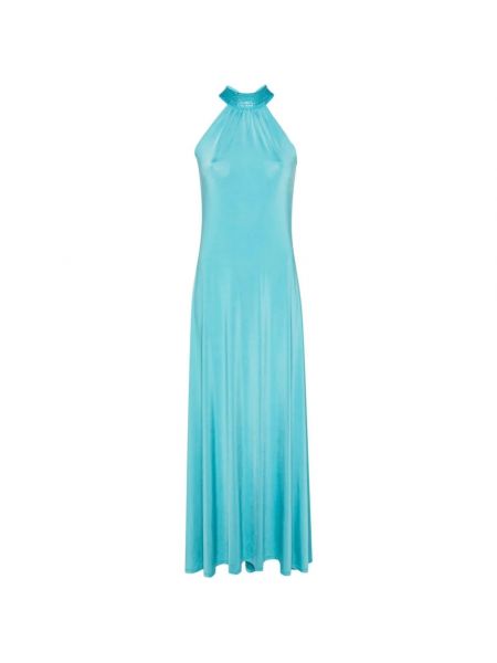 Kleid mit geknöpfter Blugirl blau