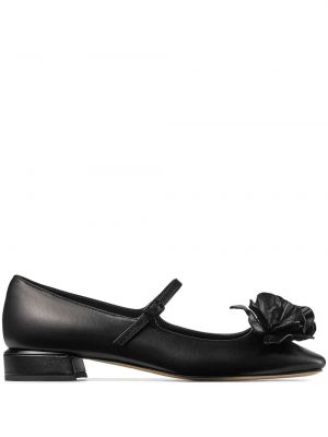 Pantofi cu model floral Jimmy Choo negru