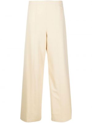 Pantaloni dritti Loulou Studio bianco