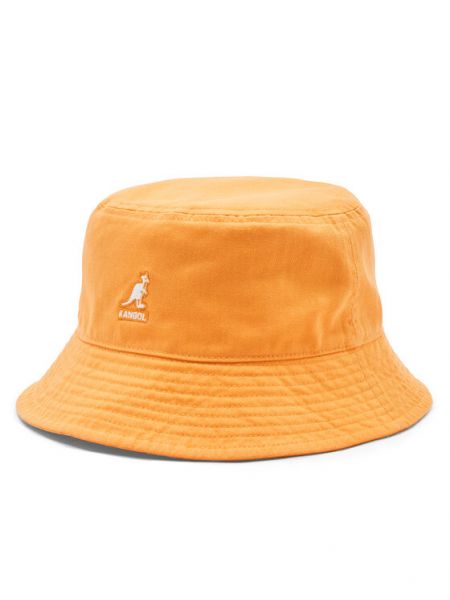 Kepurė su snapeliu Kangol oranžinė