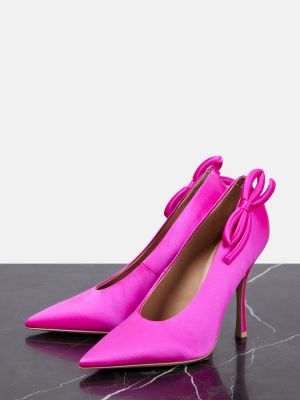 Calzado de raso Valentino Garavani rosa