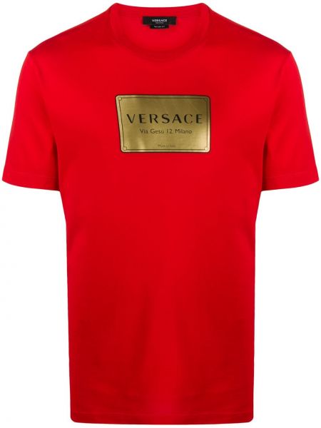 Camiseta Versace rojo