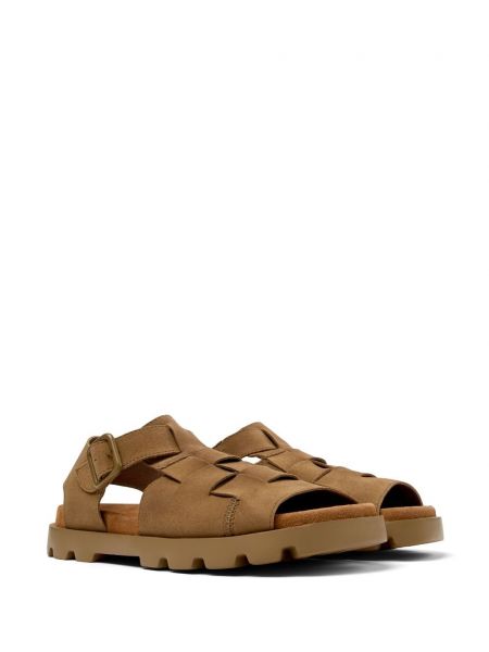 Seemisnahksed sandaalid Camper pruun