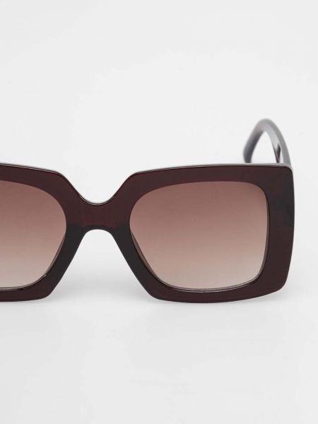 Okulary przeciwsłoneczne Answear Lab bordowe