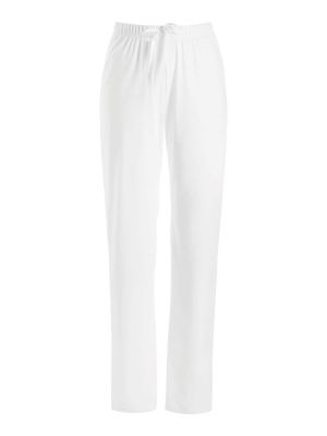 Pantalon en coton Hanro blanc
