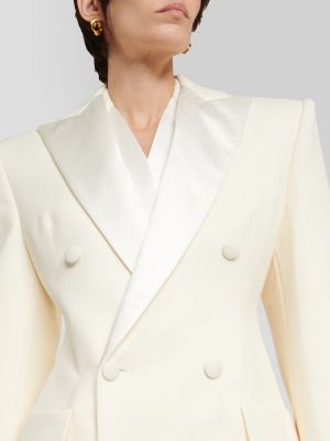 Gyapjú kabát Wardrobe.nyc fehér