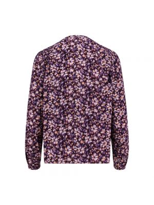 Blusa con escote v manga larga Isabel Marant violeta