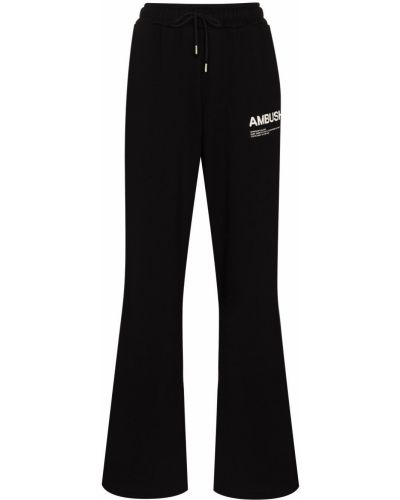 Pantalones de chándal de tejido fleece con estampado Ambush negro