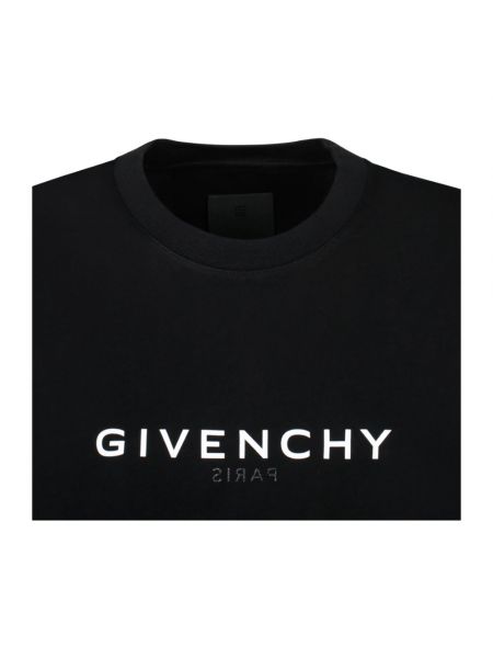 Polo de algodón con estampado Givenchy negro