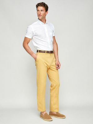 Pantalones chinos Mirto amarillo